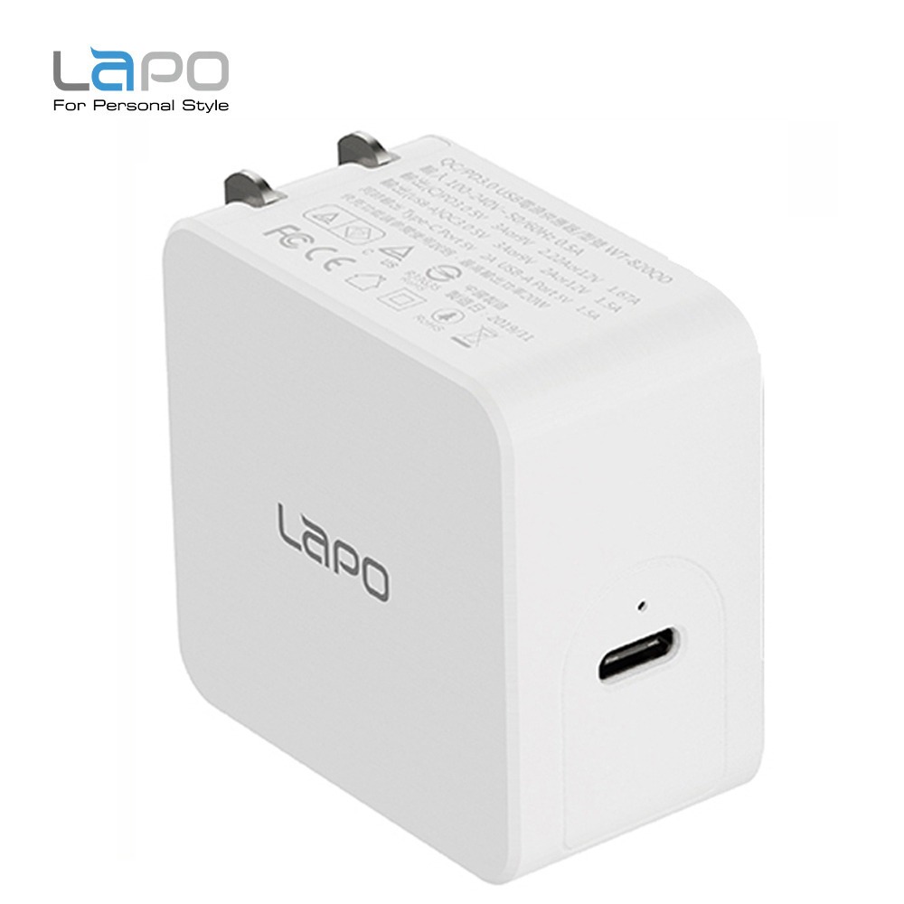 【LaPO】GaN氮化鎵65W快速充電組合 WT-565C◉80D026